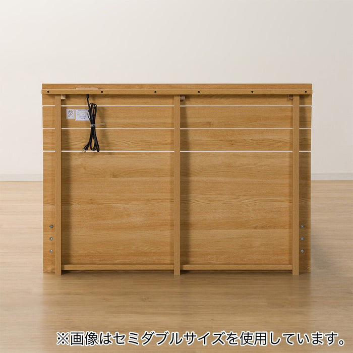 Double Bed Frame (EB-001 LBR LEG/LOW)