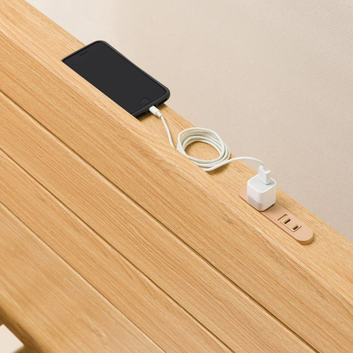 Queen Bed Frame (EB-001 with Drawers LBR DR)