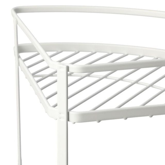Wire Bath Rack 2-Tier Corner Piatto 2 W27.7D20H34