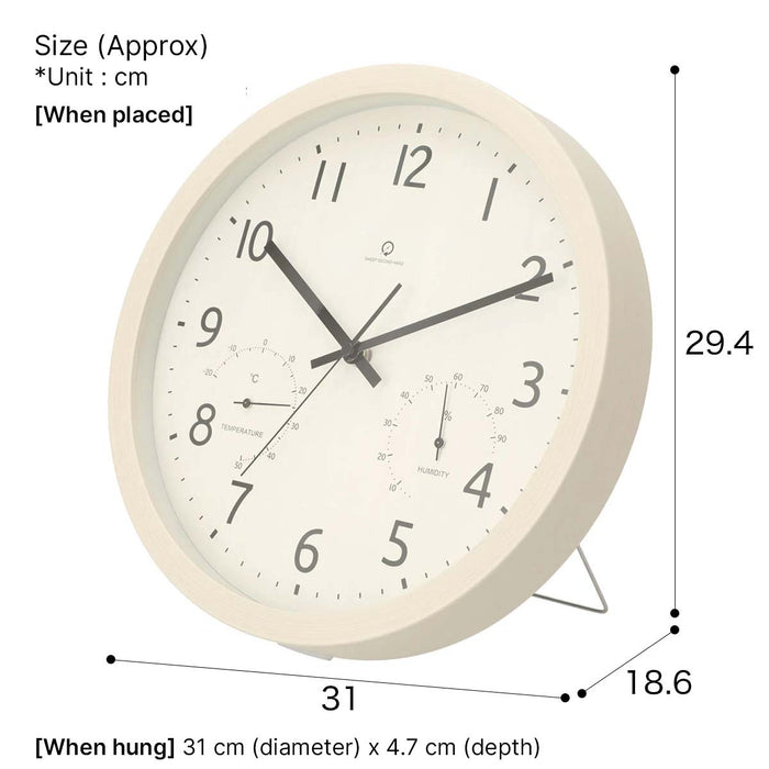 2-Way Table / Wall Clock Foret 30SW-TH-WW
