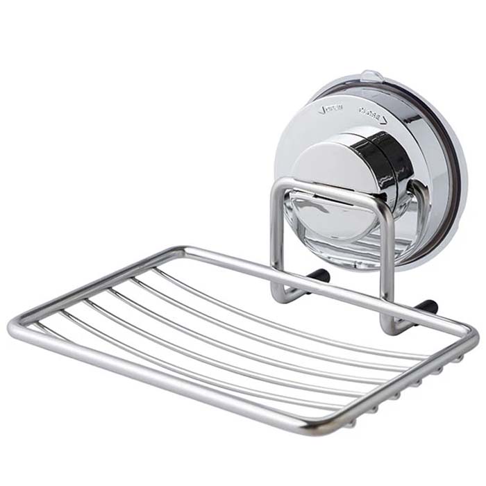 Stainless Steel Soap Dish with Suction Cup Cred