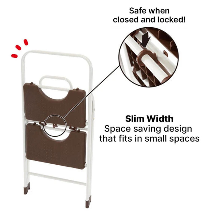 Folding Step Chocolate 2-Tier DBR