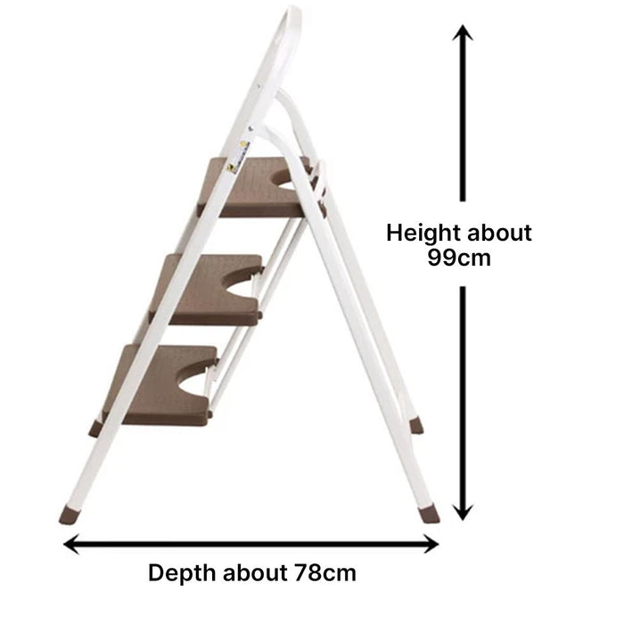 Folding Step Chocolate 3-Tier DBR