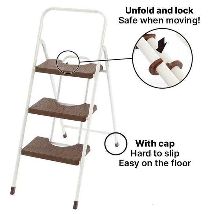 Folding Step Chocolate 3-Tier DBR