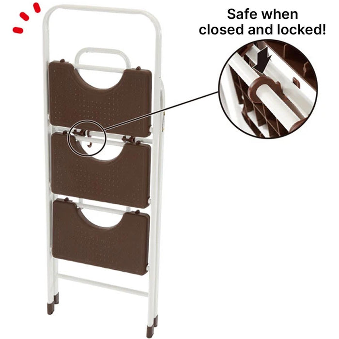 Folding Step Chocolate 3-Tier DBR