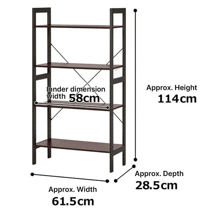 Shelf Advance 4-Tier 62CM Wide DBR