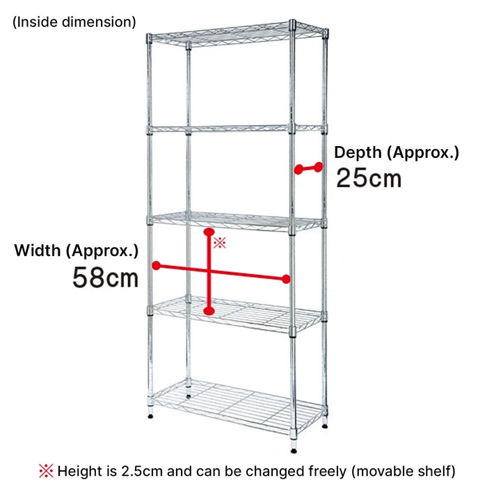 RACK BAJA STANDAR 6530 4 TINGKAT WH