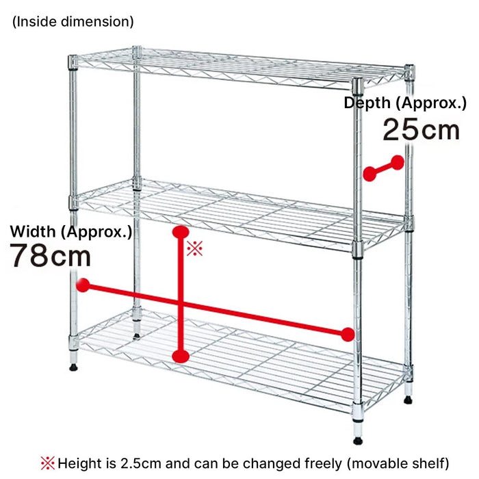 RAK BAJA STANDAR 8530 2 TINGKAT CR