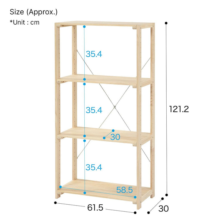 Pine Rack Manx 6230 Regular 3-Tier NA