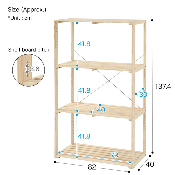 Pine Rack Manx 8240 Wide 3-Tier NA