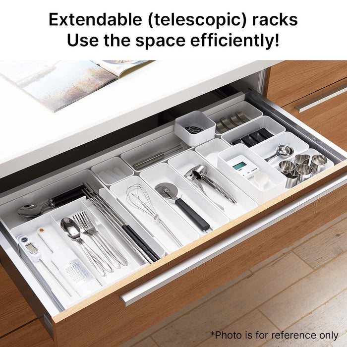 2-Way Extension Cutlery Tray WH N-Blanc