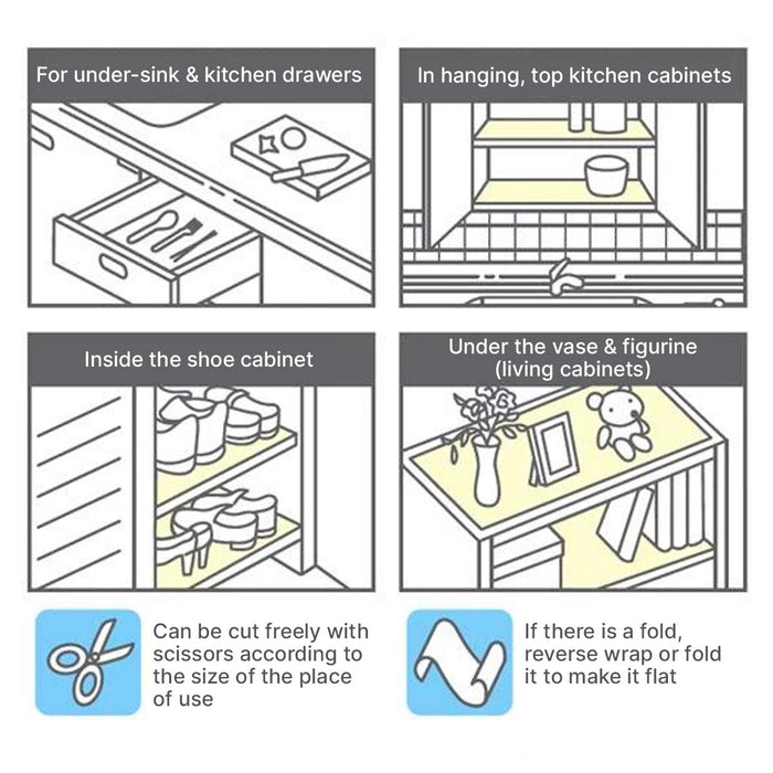 Non-Slip Kitchen Cabinet Sheet WH
