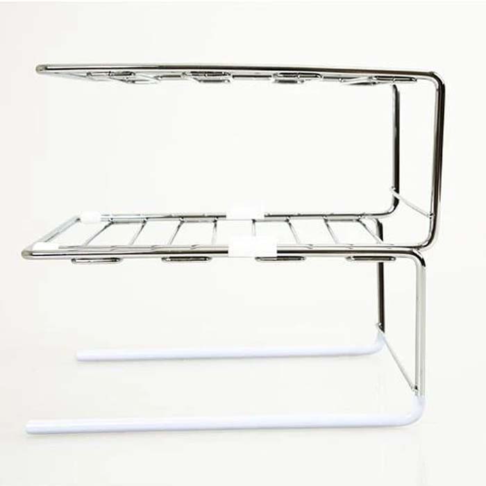 Plate Rack 2P Bianco