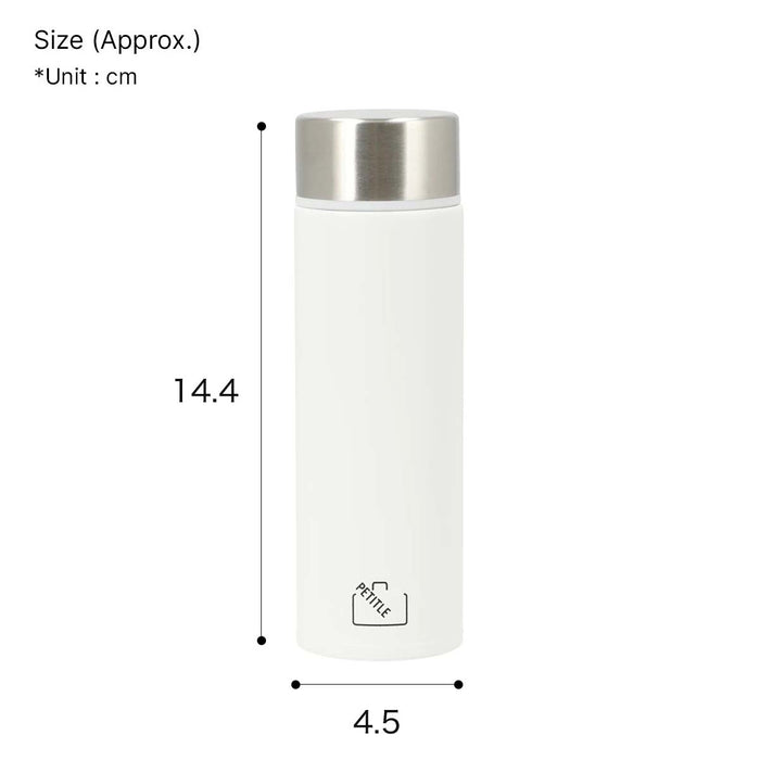 Stainless Steel Bottle Petitle 160ML WH