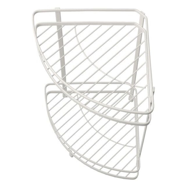 Wire Bath Rack 2-Tier Corner Piatto 2 W27.7D20H34