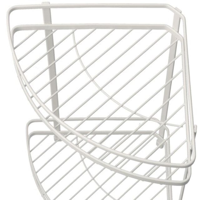 Wire Bath Rack 2-Tier Corner Piatto 2 W27.7D20H34