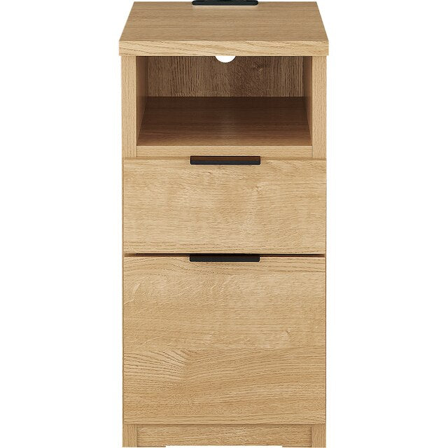 Side Table Etona 30-2ST LBR 3 USB