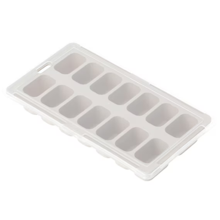 14 HOLE SILICONE ICE TRAY WITH LID CI001