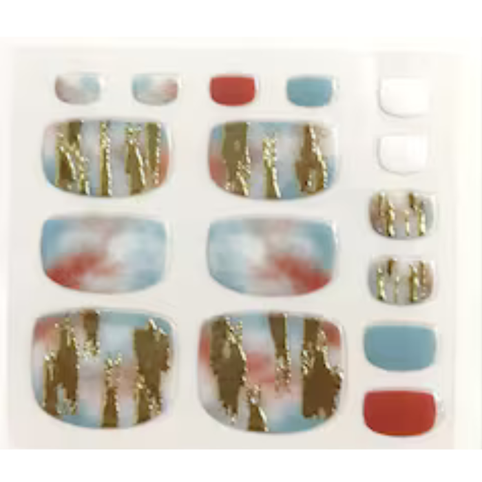 Gel Nail Seal 26SS Foot Marble