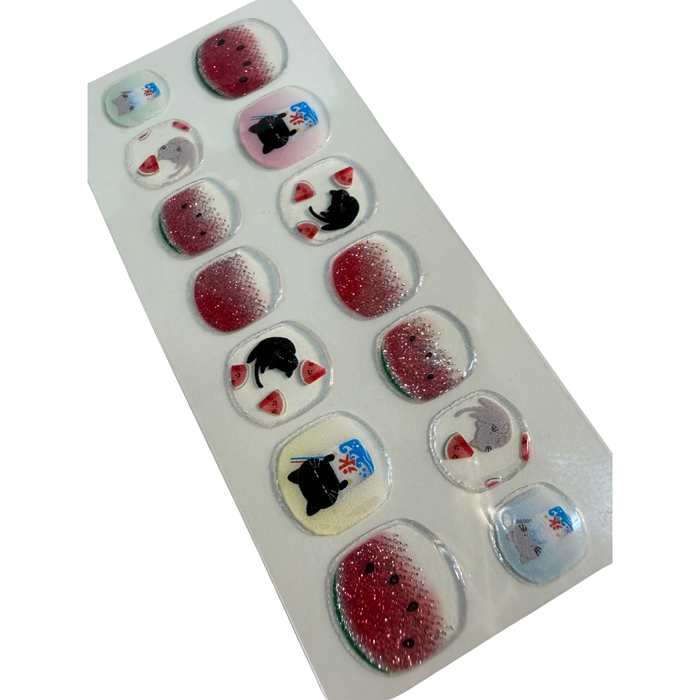 GEL NAIL SEAL 26SS DECO CAT WATERMELON