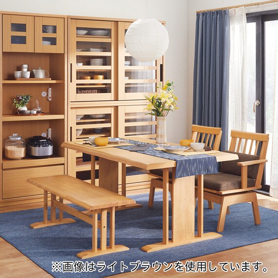 Bench Sazanami DBR (W120 x D38 x H39CM)