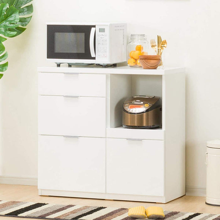 COUNTER ETONA 90CT WH/SI