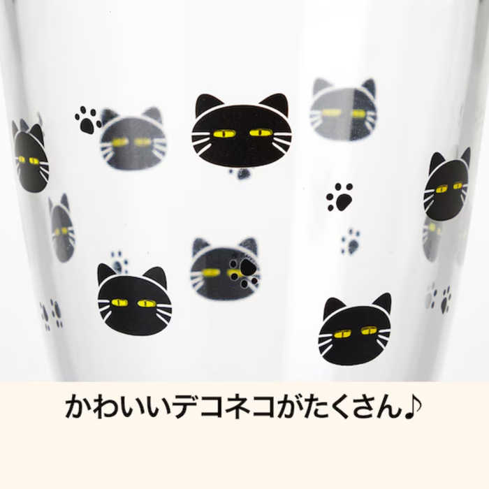 GLASS TUMBLER CAT PATTERN GM016
