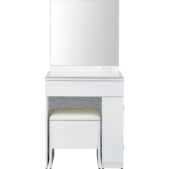 Ceramic One Side Mirror Dresser WH OS331