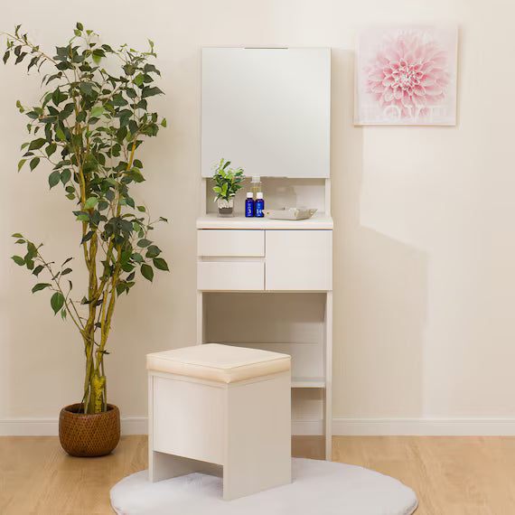 ONE-SIDED MIRROR DRESSER DR-010 WW