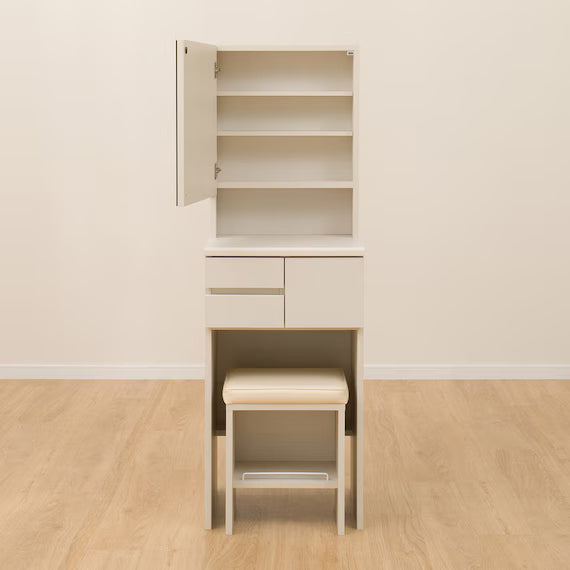 ONE-SIDED MIRROR DRESSER DR-010 WW