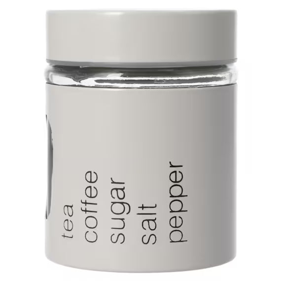 IRON LID GLASS CANISTER 350ML MO ST01