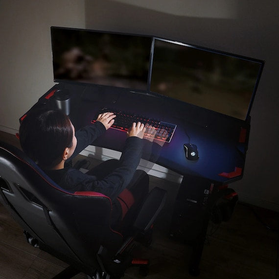 Gaming Desk GM001 118 BK/RE