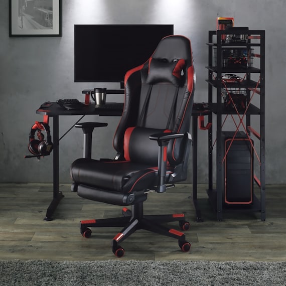 Gaming Desk GM001 118 BK/RE