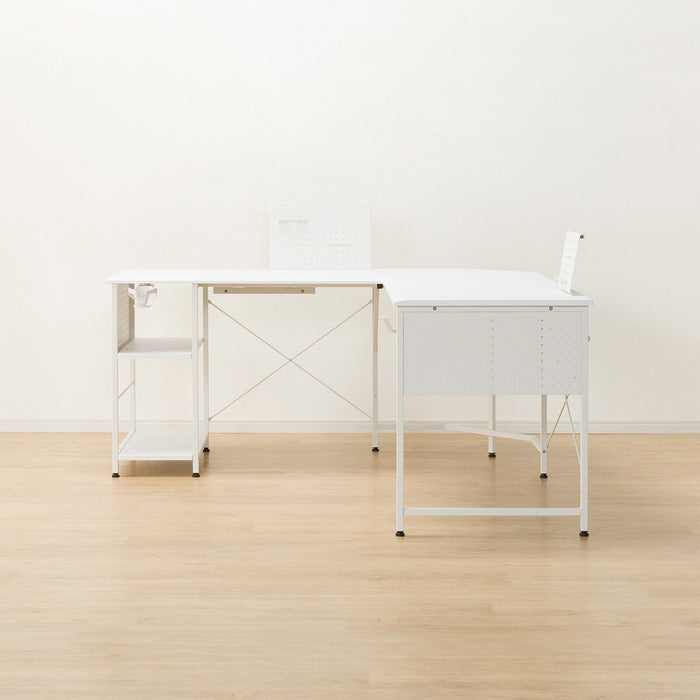 MEJA SUDUT BERBENTUK L GM003 160 WH