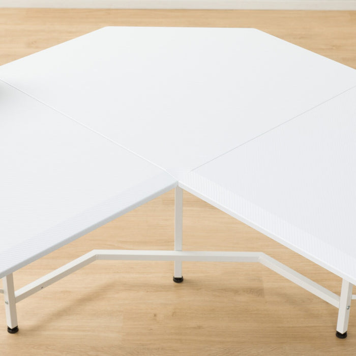 MEJA SUDUT BERBENTUK L GM003 160 WH
