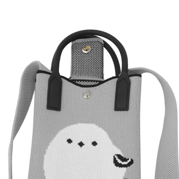 SMAPHO KNIT BAG SHIMAENAGA 12X18 GY