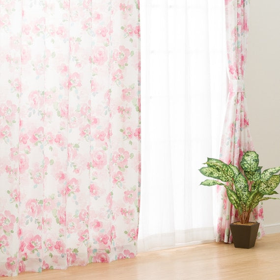 CURTAIN CATCH C ROSA 100X200X2