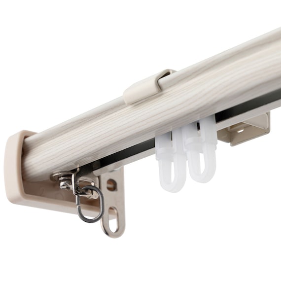 VEINED CURTAIN RAIL KR3 WH 3M/W