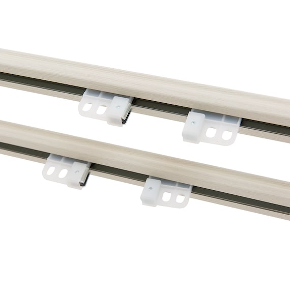 VEINED CURTAIN RAIL KR3 WH 3M/W
