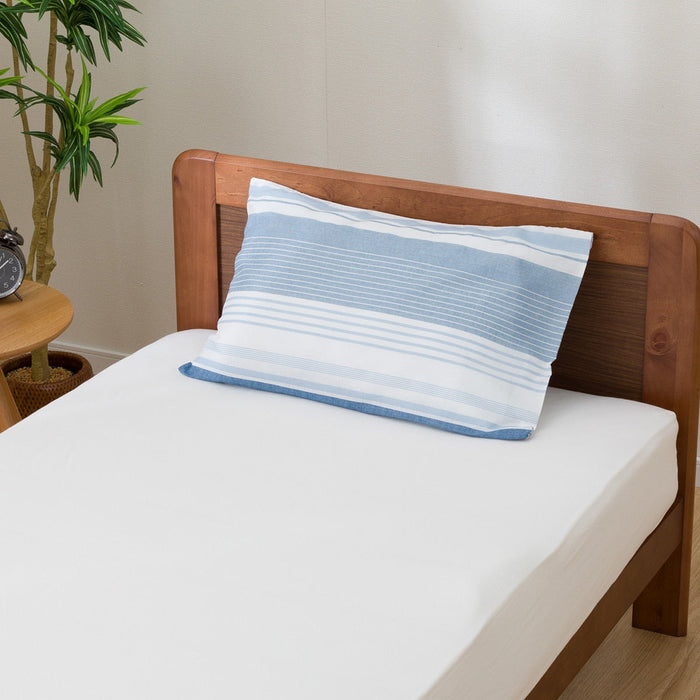 PILLOW COVER PT36 STRIPED PATTERN BL