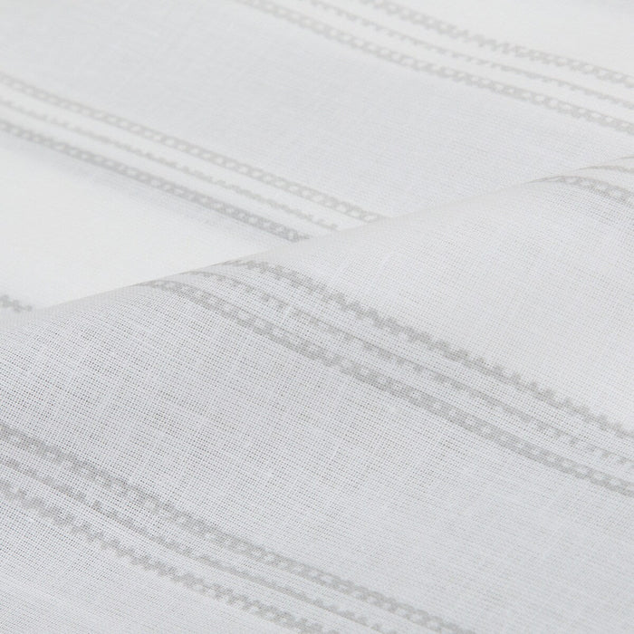 BED PILLOW COVER PT36 STRIPED PATTERN GY