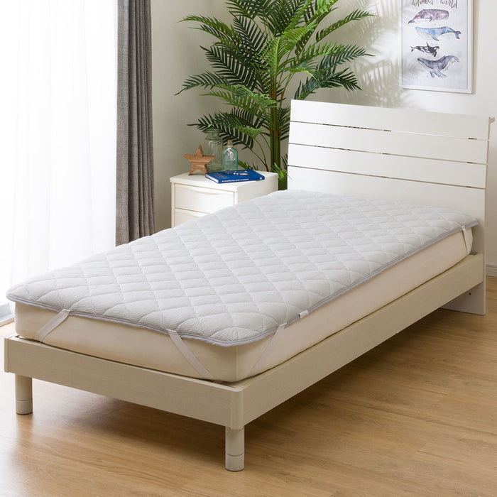 MATTRESS PAD N-COOL WD GY S2401
