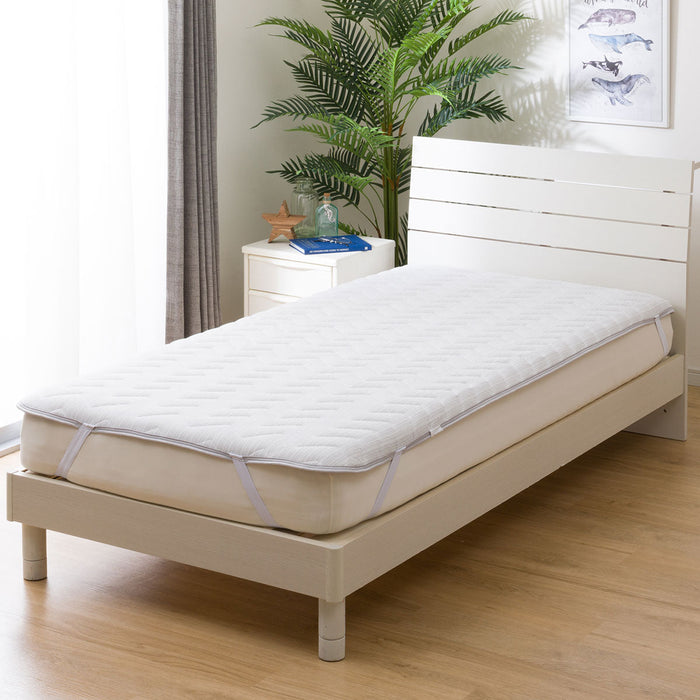 MATTRESS TOPPER SET N COOL WSP WD GY S2403