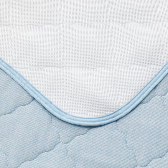 RUBBERLESS MATTRESS PAD N COOL D GY S2401