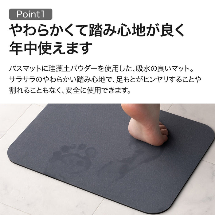 Soft Kaiteki Bath Mat 38x59 BL