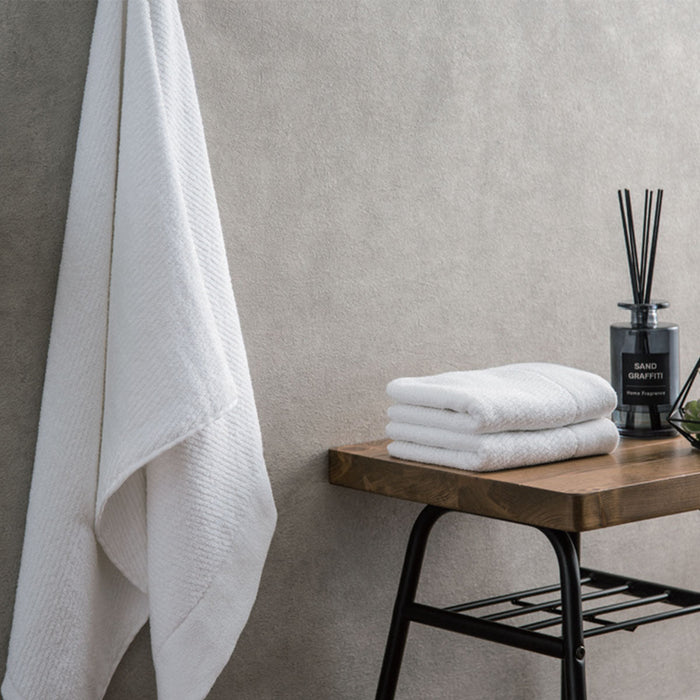 FACE TOWEL 33X80 WH WT001