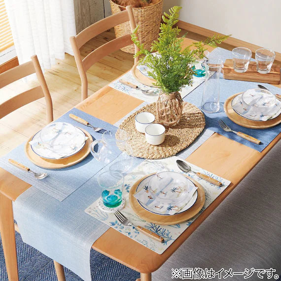 PVC LUNCHEON MAT GRADATION BL