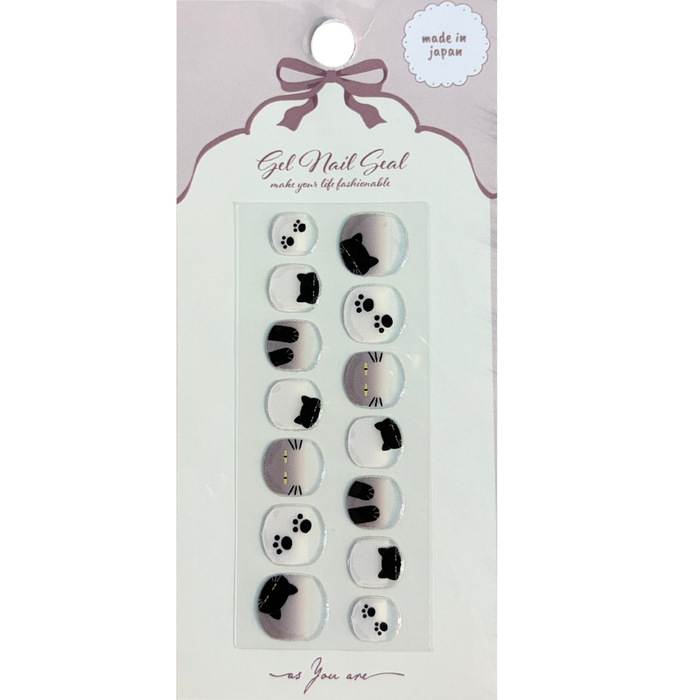 GEL NAIL SEAL 25T DECO CAT BK