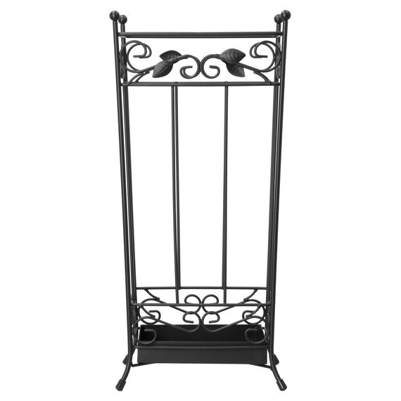 Umbrella Stand Leaves 21 Square BK