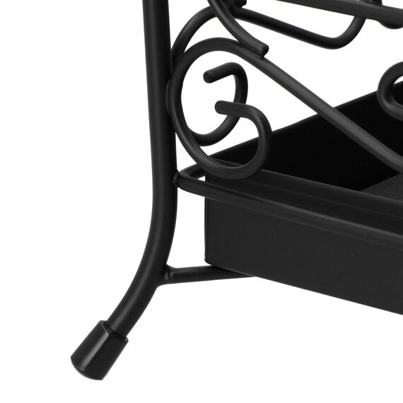 Umbrella Stand Leaves 21 Square BK